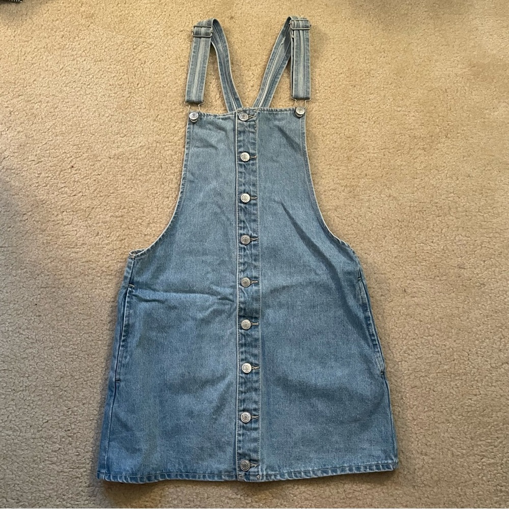 Forever 21 Denim Overalls Dress